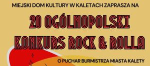 Już w sobotę w kaletańskim MDK-u XX Ogólnopolski Turniej Rock&Rolla 